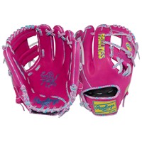 Rawlings Limited Edition Icon Fest HOH 11.5in Baseball Glove (PROR204-2BE), Pink/Blue