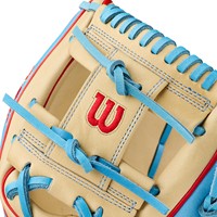 Wilson A2K Lead Off Collection 1786 11.5in Baseball Glove, Tan/Blue