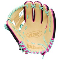 Wilson A2K Lead Off Collection 1724 11.75in Baseball Glove, Black/Blonde