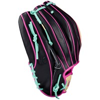 Wilson A2K Lead Off Collection 1724 11.75in Baseball Glove, Black/Blonde