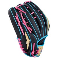 Wilson A2K Lead Off Collection 1777 12.75in Baseball Glove, Black/Blonde