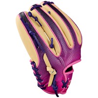 Wilson A2000 Lead Off Collection 1720 SuperSkin 11.5in Baseball Glove, Blonde/Black
