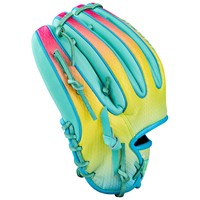 Wilson A2000 Lead Off Collection 1727 Superskin 11.75in Baseball Glove, Blue/Pink