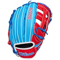 Wilson A2000 Lead Off Collection Pete Crow-Armstrong GM 12.5in Baseball Glove, Blue/Red