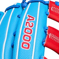 Wilson A2000 Lead Off Collection Pete Crow-Armstrong GM 12.5in Baseball Glove, Blue/Red