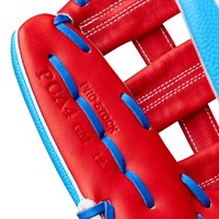Wilson A2000 Lead Off Collection Pete Crow-Armstrong GM 12.5in Baseball Glove, Blue/Red