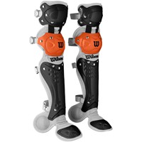WILSON C200 YOUTH 3-PIECE CATCHERS GEAR SET, Black/Orange