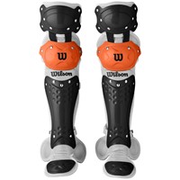 WILSON C200 YOUTH 3-PIECE CATCHERS GEAR SET, Black/Orange