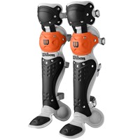 WILSON C200 YOUTH 3-PIECE CATCHERS GEAR SET, Black/Orange