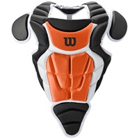 WILSON C200 YOUTH 3-PIECE CATCHERS GEAR SET, Black/Orange