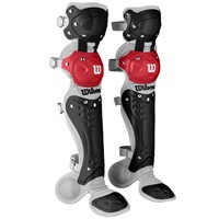 WILSON C200 YOUTH 3-PIECE CATCHERS GEAR SET, Black/Scarlet
