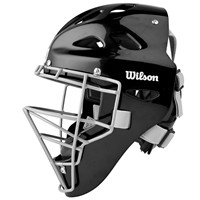 WILSON C200 YOUTH 3-PIECE CATCHERS GEAR SET, Black/Scarlet