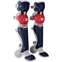 WILSON C200 YOUTH 3-PIECE CATCHERS GEAR SET, Navy/Scarlet