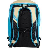 Rawlings Gold Collection Speed Shell Leather Backpack, Camel/Royal