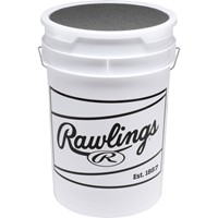 Rawlings R100-PC Pro Comp 24-Ball Baseball Bucket Combo, White