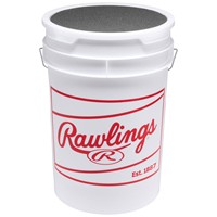Rawlings ROLB2-PC Pro Comp 24-Ball Baseball Bucket Combo, White