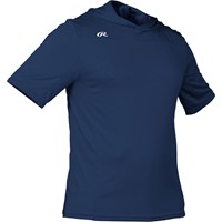 Rawlings Mens Lightweight Short Sleeve Training Hoodie, Navy