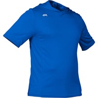 Rawlings Mens Lightweight Short Sleeve Training Hoodie, Royal