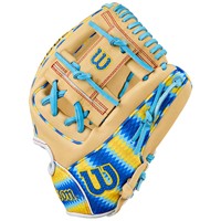 Wilson Limited Edition A2000 BWJ7 Chinook 11.75in Baseball Glove, Tan/Blue