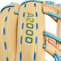 Wilson Limited Edition A2000 BWJ7 Chinook 11.75in Baseball Glove, Tan/Blue