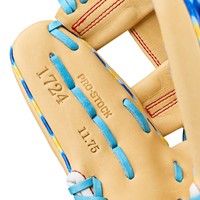 Wilson Limited Edition A2000 BWJ7 Chinook 11.75in Baseball Glove, Tan/Blue