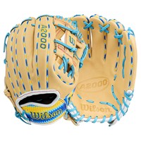 Wilson Limited Edition A2000 BWJ7 Chinook 11.75in Baseball Glove, Tan/Blue