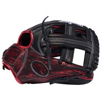 Rawlings Heart of the Hide 11.5in Baseball Glove (PRORB734-1BS), Black/Red