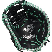 Rawlings NXT Contour Fit 12.25in 1st Base Baseball Glove (NXTDCTU-10BM), Black/Silver