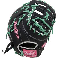 Rawlings NXT Contour Fit 12.25in 1st Base Baseball Glove (NXTDCTU-10BM), Black/Silver