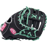 Rawlings NXT Contour Fit 12.25in 1st Base Baseball Glove (NXTDCTU-10BM), Black/Silver