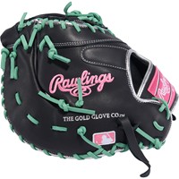 Rawlings NXT Contour Fit 12.25in 1st Base Baseball Glove (NXTDCTU-10BM), Black/Silver