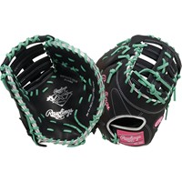 Rawlings NXT Contour Fit 12.25in 1st Base Baseball Glove (NXTDCTU-10BM), Black/Silver