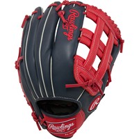 Rawlings Youth Select Pro Lite Mike Trout 12.25in Baseball Glove, Navy/Scarlet