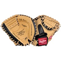 Rawlings Youth Select Pro Lite Cal Raleigh 32in Baseball Catchers Glove, Camel/Black