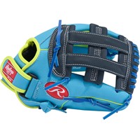 Rawlings Youth Sure Catch Bryce Harper 11.5in Baseball Glove, Light Blue/Navy
