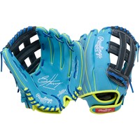 Rawlings Youth Sure Catch Bryce Harper 11.5in Baseball Glove, Light Blue/Navy