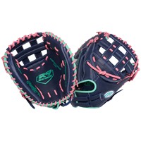 Rawlings R9 Series 33in Fastpitch Catchers Glove (R9SBCM33-24NMP), Navy/Pink