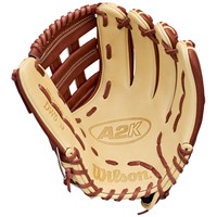 Wilson A2K DW5 12in Baseball Glove, Brown/Tan