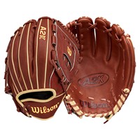 Wilson A2K C12 12in Baseball Glove, Brown/Tan
