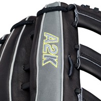 Wilson A2K 1810 12.75in Baseball Glove, Black/Black