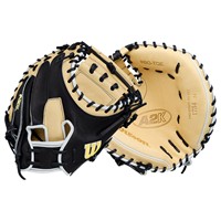 Wilson A2K 1734 34in Baseball Catchers Glove, Blonde/Black