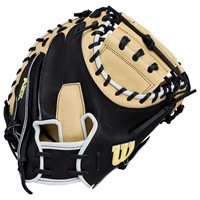 Wilson A2K 1734 34in Baseball Catchers Glove, Blonde/Black