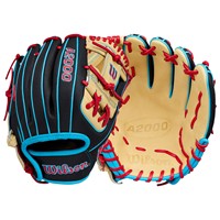 Wilson A2000 PF15 SuperSkin 11.5in Baseball Glove, Blonde/Black