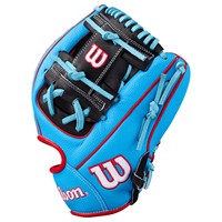 Wilson A2000 1786 SuperSkin 11.5in Baseball Glove, Black/Blue