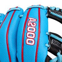 Wilson A2000 1786 SuperSkin 11.5in Baseball Glove, Black/Blue