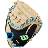 Wilson A2000 M23 SuperSkin 33.5in Baseball Catchers Glove, Blonde/Black