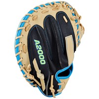 Wilson A2000 M23 SuperSkin 33.5in Baseball Catchers Glove, Blonde/Black