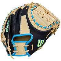 Wilson A2000 M23 SuperSkin 33.5in Baseball Catchers Glove, Blonde/Black