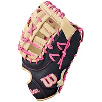 Wilson A2000 1673 SuperSkin 13in 1st Base Baseball Glove, Blonde/Black