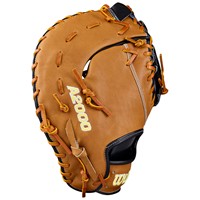 Wilson A2000 1677 12.5in 1st Base Baseball Glove, Black/Tan